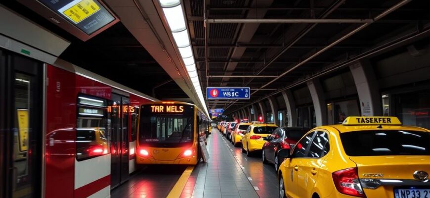 Транспорт в чужом городе метро автобусы такси